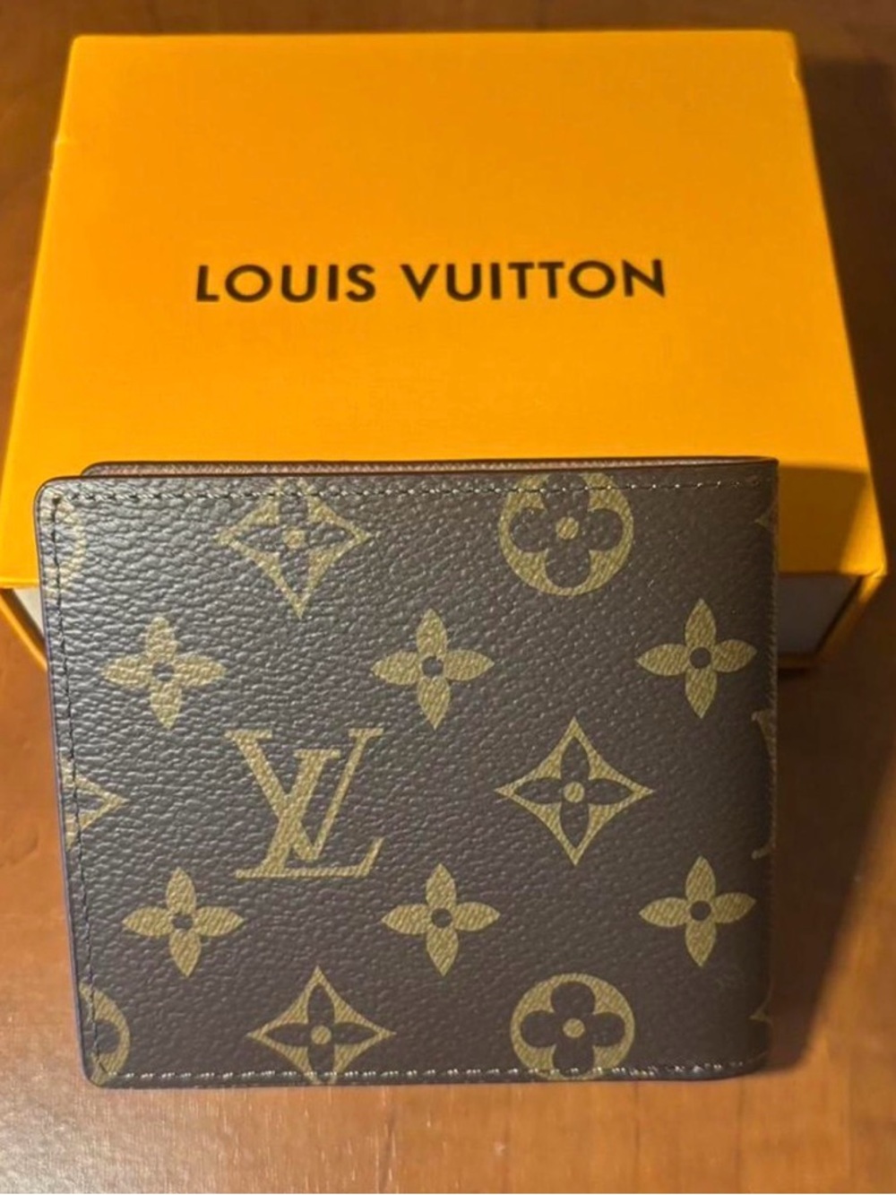 Louis Vuitton Brown Monogram Canvas Bi-Fold Wallet